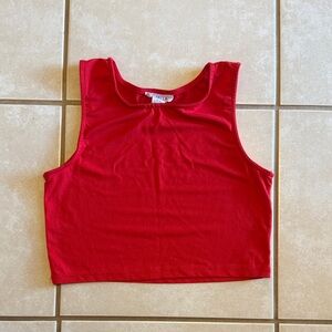 Vibrant Red Women's Tank Top